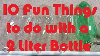 10 Fun Things to do with a Plastic Bottle - Soda Bottle Crafts