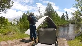 Kayaker Escapes Floating Bog in Hayward Wisconsin