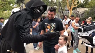 Little Princess LEIA goes to the DARK Side with KYLO REN