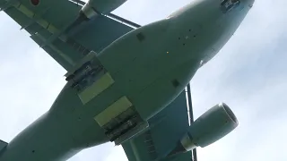 Kawasaki C-2 214 Low Approach at Iruma Air Base [JASDF] Military Transport Plane