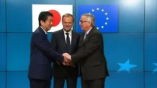 Commerce: face à Trump, l'UE joue la carte du Japon