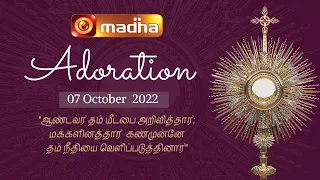 🔴 LIVE 07 October 2022 Adoration 11:00 AM | Madha TV