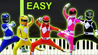 POWER RANGERS NINJA KIDZ! - EASY Piano Tutorial