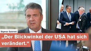 Sigmar Gabriel: "The perspective of the US has changed."