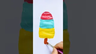 Icecream Acrylic Painting for kids🍦#icecream #shorts #viral  @pipafuntv  @Amairagurjar