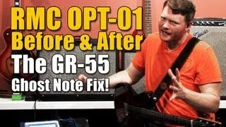 "GR-55 Ghost Note Fix!" RMC OPT-01 Subsonic Filter Before & After