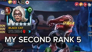 RANK 5 BLACK CAT !! my second rank 5 ! - MCOC