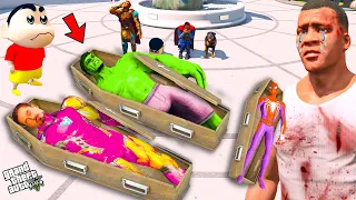IronMan Died But Who Killed ? Franklin Find In GTA 5 ! | GTA 5 AVENGERS Emotional Video