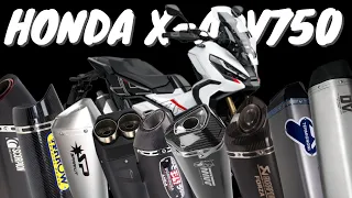 เสียงท่อ Honda X-ADV 750 (exhaust sound)