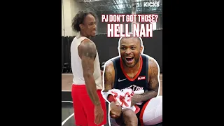 DeMar DeRozan calls out P.J. Tucker 😂 @dribble2much #Shorts