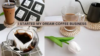 I Started My Dream Coffee Business | Home Cafe by Jin | Drip Coffee | Philippines