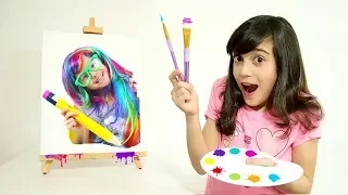 DESAFIO PINTANDO A YOUTUBER (Ft. Mundo da Vivi) ★ PAINT EACH OTHER CHALLENGE