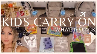 KIDS CARRY ON - WHAT TO PACK | SINGLE MUM PACKING FOR 3 KIDS