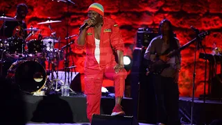 " Alpha blondy"  يدافع عن القضية الفلسطينية  ..بطريقة فنية على ركح قرطاج الدولي