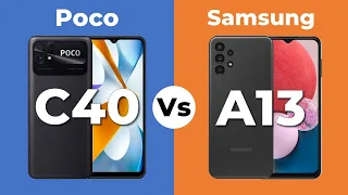 Samsung A13 vs POCO C40 | Entry Level Smartphone Specs Comparison | Samsung vs POCO  2022