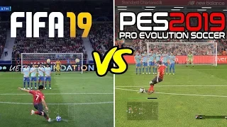 FIFA 19 vs PES 2019 Gameplay & Graphics Comparison #2 | STUNNING 4K