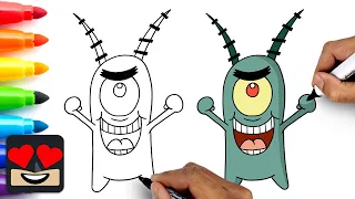 How To Draw Plankton | Spongebob Squarepants