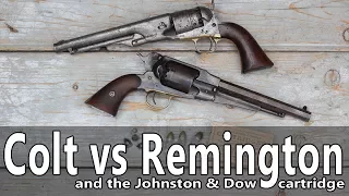 Remington vs Colt revolvers firing Johntson & Dow bullets