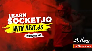 Learn Socket.io with Next.js/React.js in 20 minutes