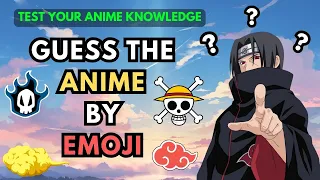 ANIME EMOJI QUIZ 🥷🇯🇵 Guess the Anime by Emoji | Classic Popular Anime for Ultimate Anime Fans