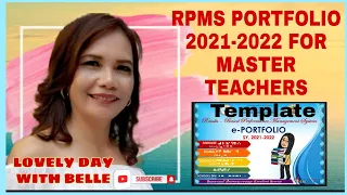 RPMS 2021-2022 FOR MASTER TEACHER WITH ANNOTATION