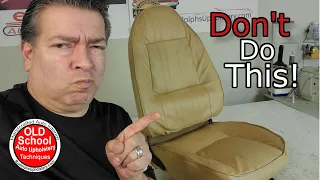 HOW NOT To Do DIY Upholstery - Auto Upholstery