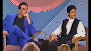 Sylvester and Sage Stalone Interview after "Rocky V" (1990) Part 1/2