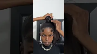 Quick Ponytail tutorial Vanlov hair bundles 4Bundles of 30inch