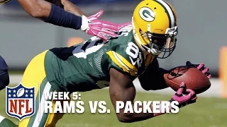 James Jones Breaks Away for Huge 65-Yard TD Pass from Aaron Rodgers | Rams vs. Packers | NFL