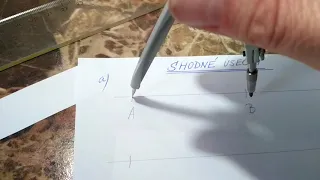 G  Rýslování shodných úseček pomocí kružítka a proužku papíru
