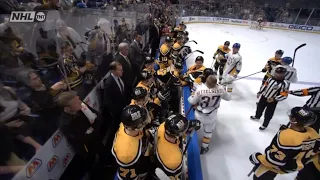 Buffalo Sabers vs Pittsburgh Penguins scuffle 1 (2022 NHL)