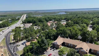 🎣Escambia bay River 🐊Florida scenic  highway 90 to interstate 10 bridge 🌉  #escambia#bay#river