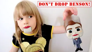 Don't Drop Benson The Dummy from Toy Story 4! Penelope turns into a DUMMY! Play with My PB and J