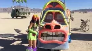 Burning Man 2015 - Carnival of Mirrors (with Rainbow Girl)