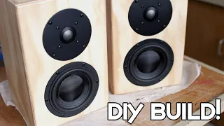 DIY 5.5" Bookshelf Speaker Build - Dayton Esoteric & Peerless