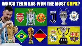 Guess which team has won more trophies |⚽ QUIZ Football STARS