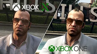 Grand Theft Auto V - Next Gen vs Old Gen Graphics Comparison Gameplay (GTA 5 in 4K)