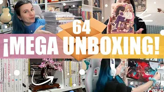 📦 +21 MANGAS, SOPORTES PARA LA ESTANTERÍA, NOVEDADES SET UP Y MÁS | ¡Mega Umboxing 64! 📦