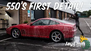 Ferrari 550 Maranello Gets FIRST DETAIL in 21 Years! (Probably)