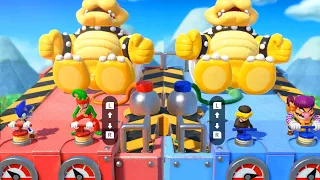 【マリオパーティ スーパースターズ】ミニゲームソニックvsワルイージvsピーチvsワリオ(COM最強 たつじん)