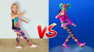 ТАНЦЕВАЛЬНЫЙ ЧеллеНдж FORTNITE DANCE CHALLENGE от Николь с Папой