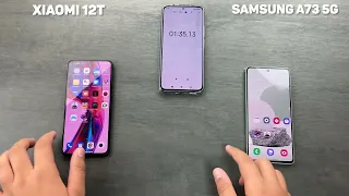 Xiaomi 12T VS Samsung A73 5G - First SPEED TEST