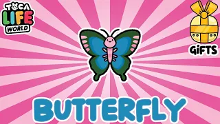 New Free Butterfly gift on Toca Life World | Novo Presente Grátis Borboleta no Toca Boca