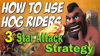 Hog Rider Best Attack Strategy With 3 Stars For th10 th9 th8 th7 th6 Clash Of Clan Wizard hog rider