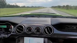 First Ride In A 2020 Shelby GT500 (40-155 MPH Acceleration) + Outside View Takeoff