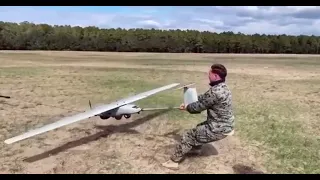 Launching a #UAV from a catapult