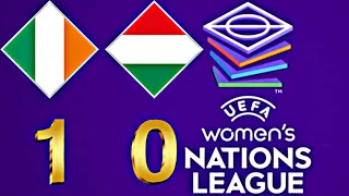 Ireland 1-0 Hungary | Women's Nations League