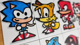 Drawing The Ultimate "Sonic The Hegdehog" Recap Cartoon