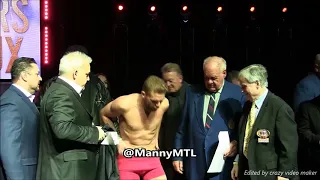 Saunders vs Lemieux Hbo Boxing Weigh In