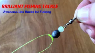 BRILLIANT FISHING TACKLE | Awesome Life Hacks for Fishing